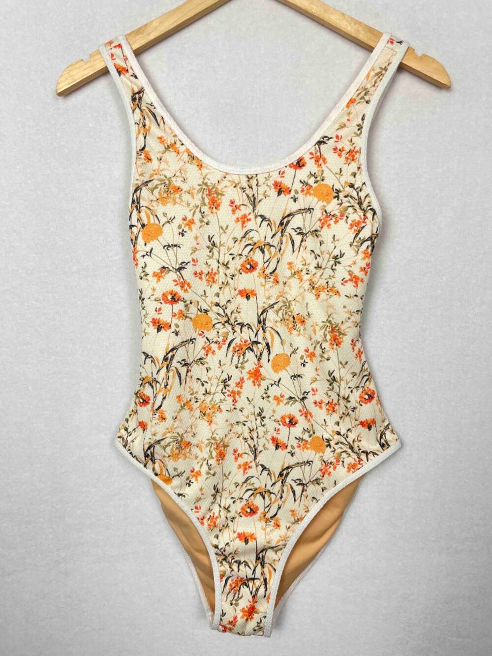 Geode Costa One Piece Swim in Wildflower Floral Print Womens Size S